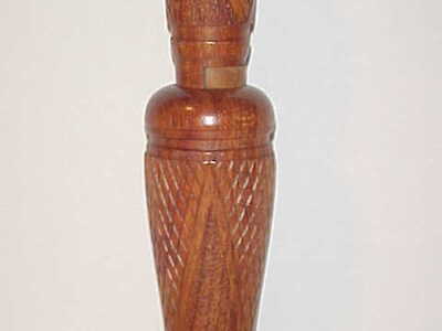 Albert Thibodeaux (1936-2024) Carencro, LA - Checkered Duck Call