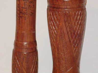 Albert Thibodeaux (1936-2024) Carencro, LA - Checkered Duck Call