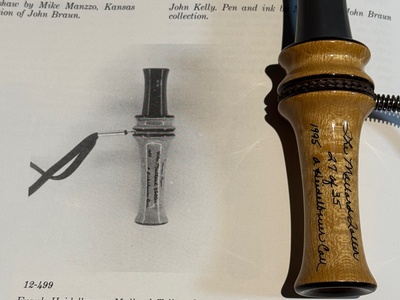 Read more about Frank A Heidelbauer (1918-2002) "The Mallard Toller" Duck Call 